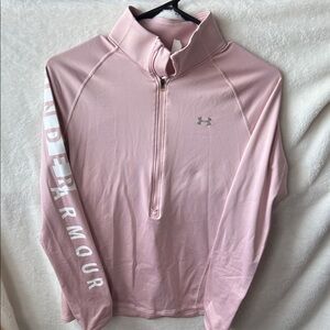 Under Armour Light Pink Half-Zip Top